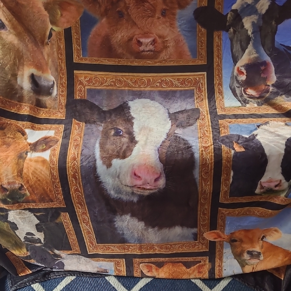 Farm Animal Print Blanket